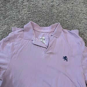 Express Men Purple Short Sleeve Polo Shirt Small